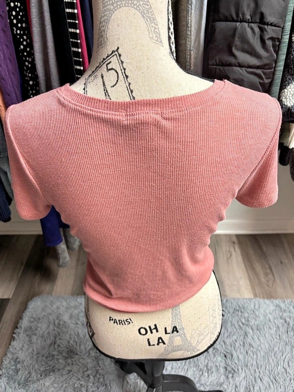Bozzolo Ribbed Crop Top - Picture 2 of 11